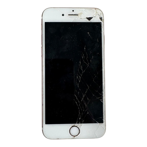 Apple iPhone 6s Rose‎ Gold 16GB Cracked Screen For Parts or Repair - Picture 1 of 9